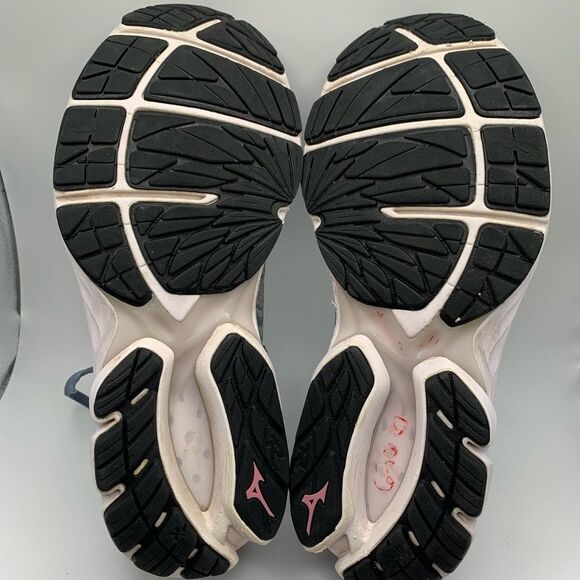 MIZUNO Women’s Size 9 Wave Rider Waveknit 3 411122.BFVB Gray Running Shoes - Picture 7 of 8